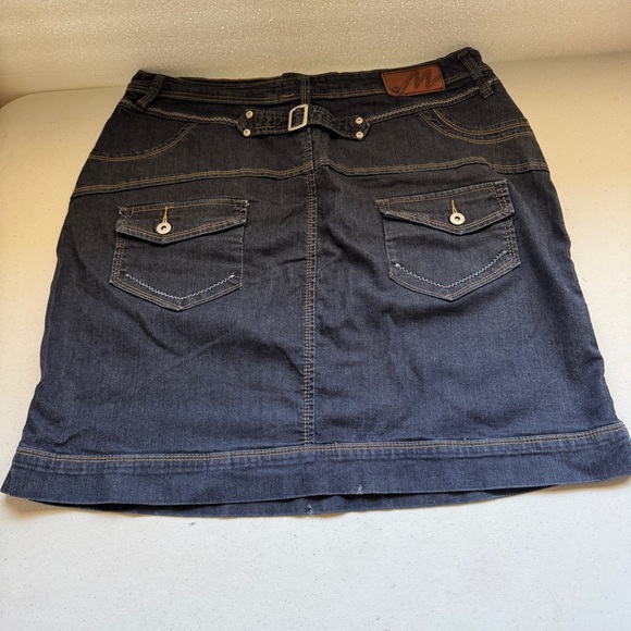 fitt miss etam Dresses & Skirts - Chic Denim Mini Skirt with Pockets